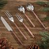 Hewn Copper 5 Piece Flatware Set