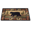 Bear Horizon Hooked Accent Rug