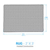 Bear Horizon Hooked Accent Rug