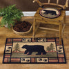 Bear Horizon Hooked Accent Rug