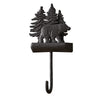 Black Bear Cast Metal Single Hook - Set of 2