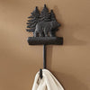 Black Bear Cast Metal Single Hook - Set of 2