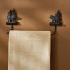 Forest Walk Black Bear 16 Inch Towel Bar