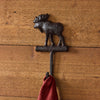 Moose Cast Iron Single Hook - Set of 2