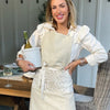 Faux Fawn Hide Apron