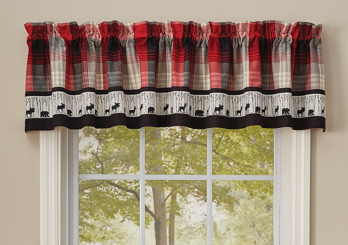 Moose & Bear Shadows Valance