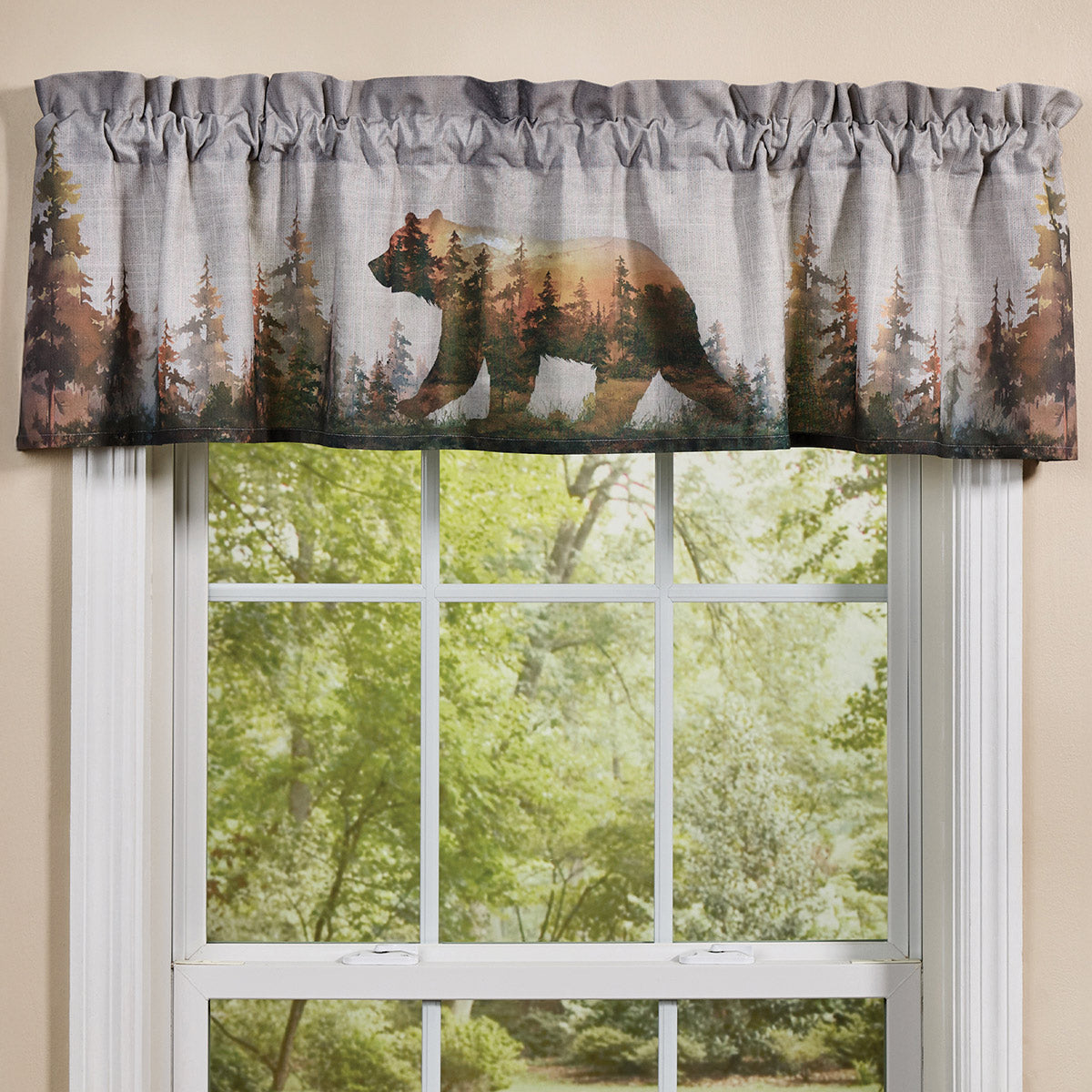 Morning Mist Bear Valance