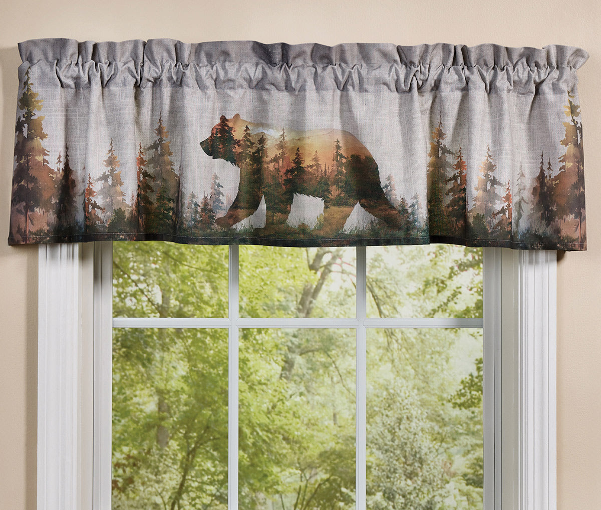Morning Mist Bear Valance