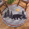 Northern Wilderness Hooked Rug