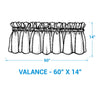 Plaid Moose Valance
