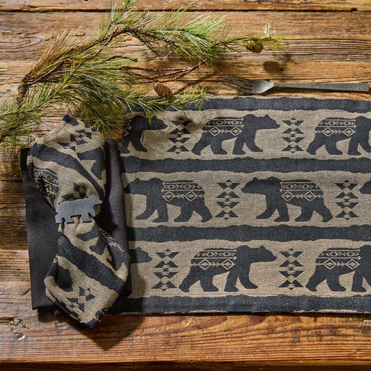 Geo Bear Napkins - Set of 4
