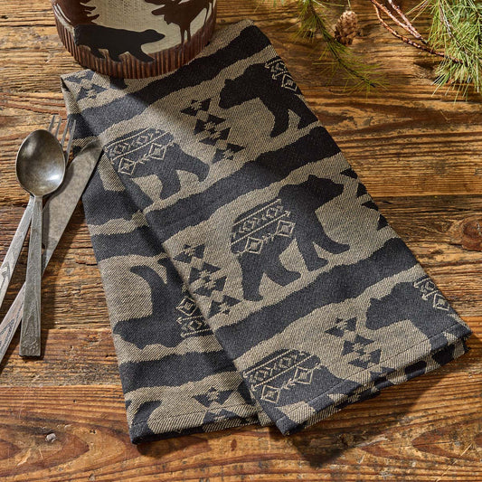 Geo Bear Dishtowels - Set of 4