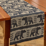 Geo Bear Table Runner - 36 Inch