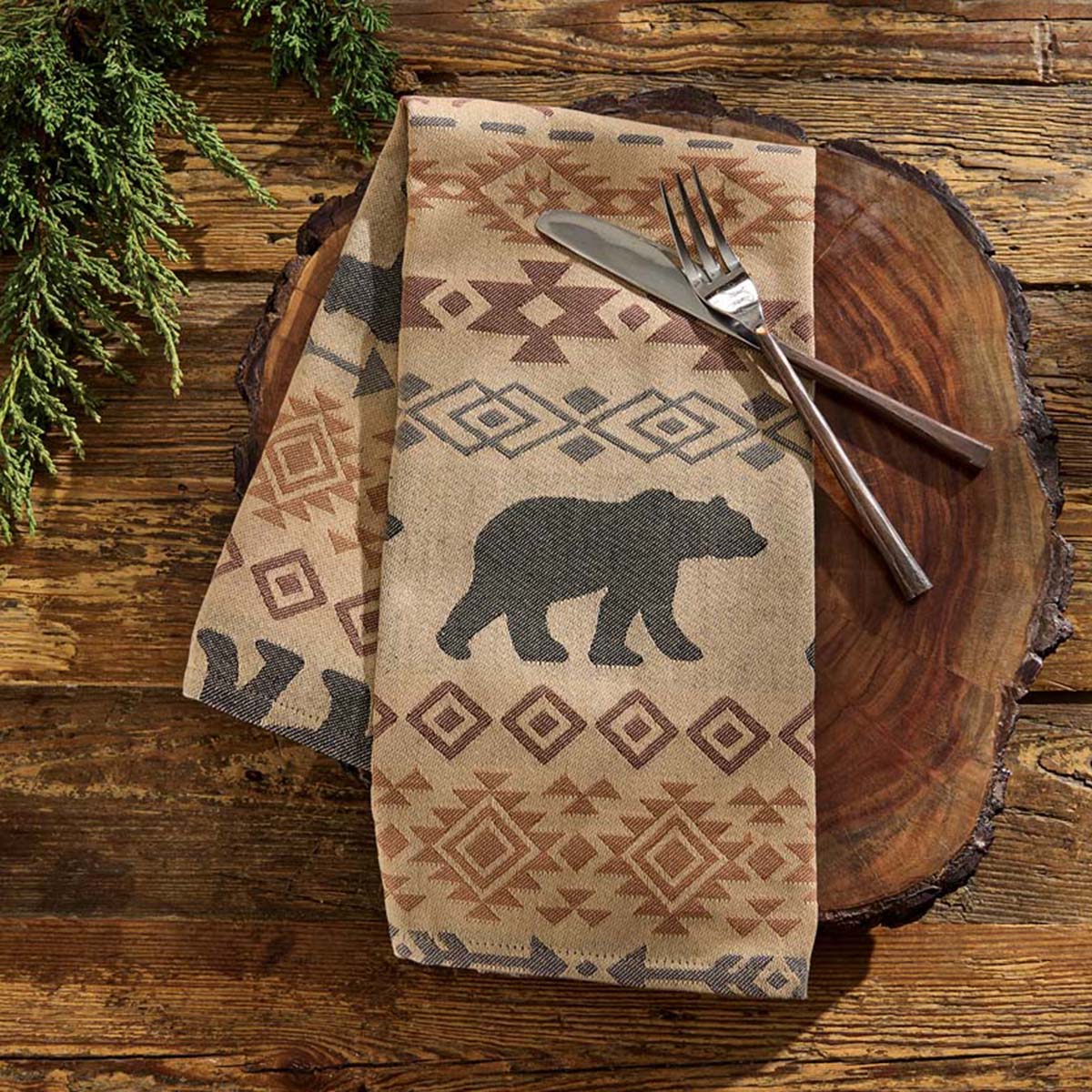 Traveling Bear Dishtowels - Set of 4