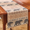 Traveling Bear Table Runner - 54 Inch