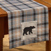 Pine Hollow Plaid Bear Table Runner - 36 inch