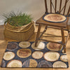 Log Slice Hooked Rug - 2 x 3 - OVERSTOCK