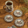 Cabin Retreat Braided Coasters - Set of 4