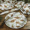 Pinecone Medley Round Placemats - Set of 4
