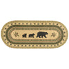 Wildlife Bear & Pinecones Table Runner - 36 Inch