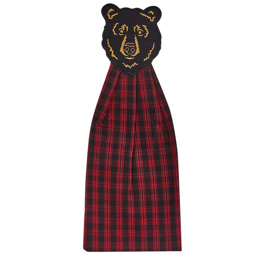 Red Dawn Bear Patch Dishtowels - Set of 4