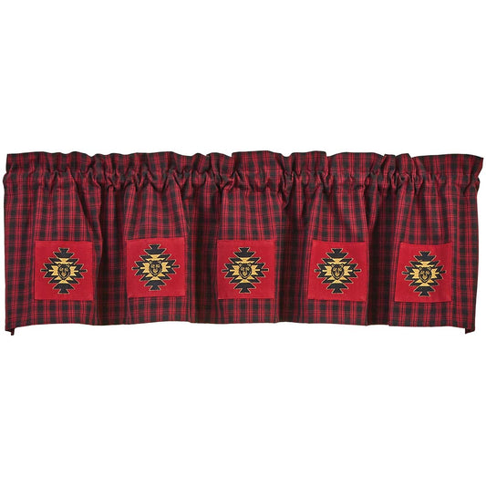 Red Dawn Bear Patch Valance