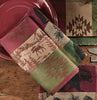 Pinecone Bear & Moose Napkins - Set of 4