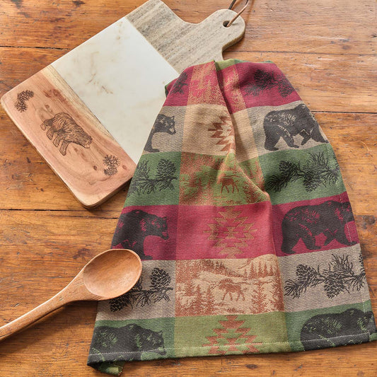 Evergreen Jacquard Dishtowels - Set of 4