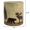 Woodland Moose & Bear Waste Basket