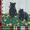 Bear Family Plaid Cubs Dishtowels - Set of 4