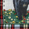 Bear Family Plaid Mama Dishtowels - Set of 4