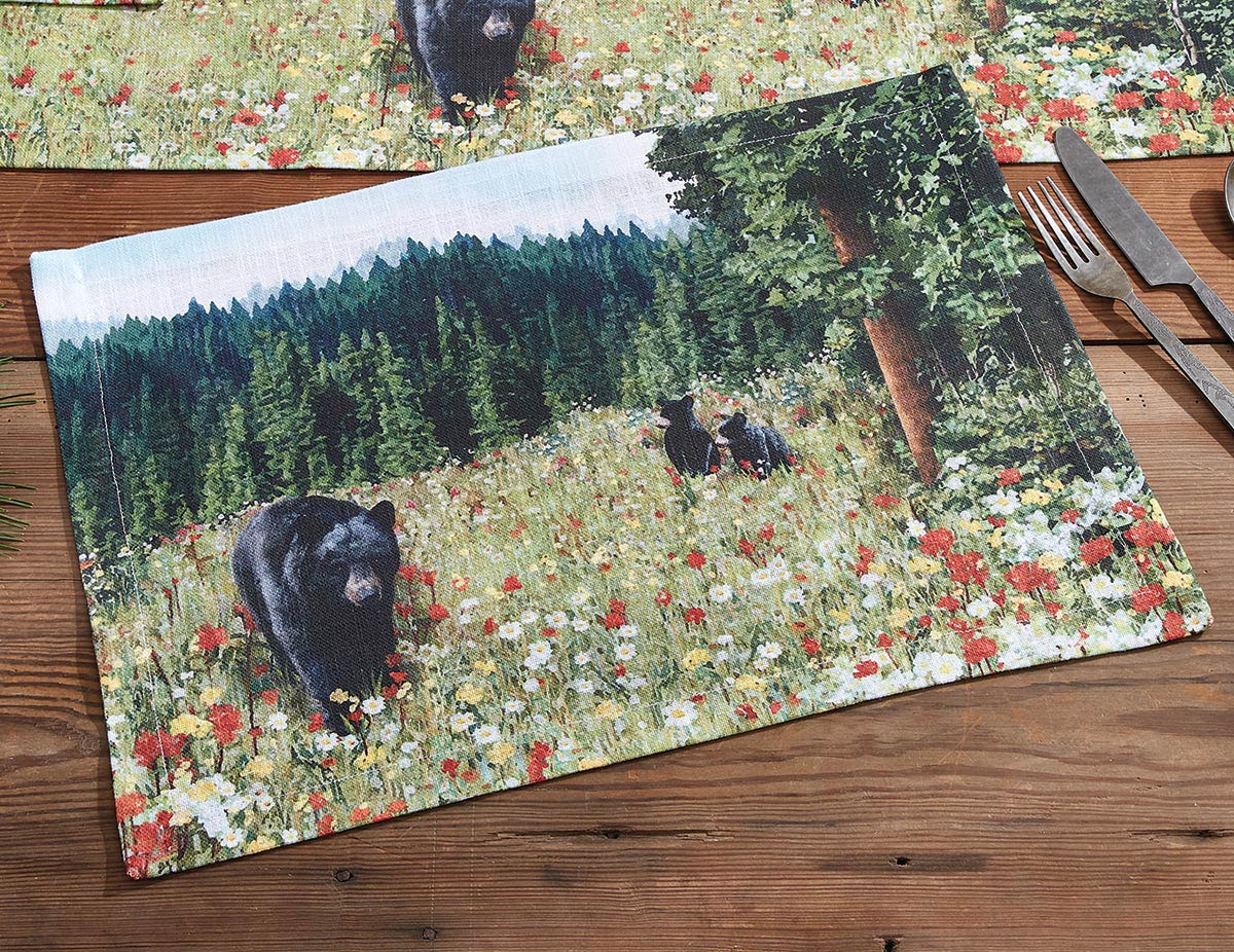 Springtime Bears Placemats - Set of 4