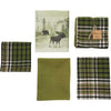 Woodland Watercolor Dishtowel Set