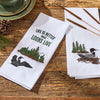 Lakeside Loon Dishtowels - Set of 4