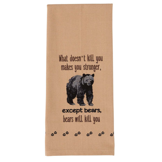 Don't Mess With Bears Dishtowels - Set of 4
