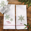 Cozy Snowflake Dishtowels - Set of 4