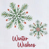 Cozy Snowflake Dishtowels - Set of 4