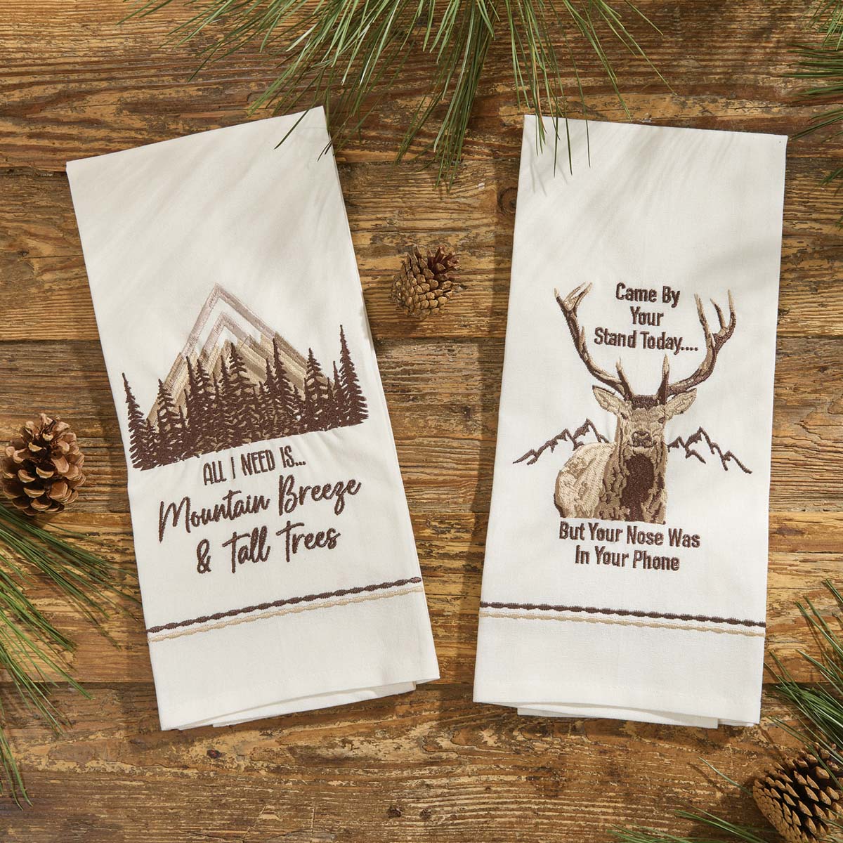Elevated Summit Dishtowels - Set of 4