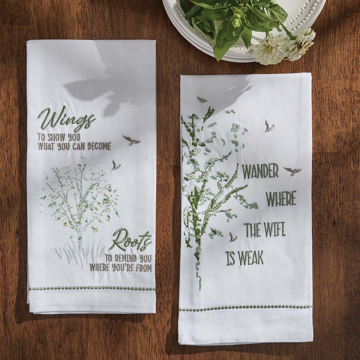 Bird Bliss Dishtowels - Set of 4