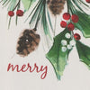 Holly Bow Dishtowels - Set of 4