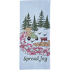 Spread Joy Embroidered Dishtowel - Set of 2