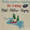 River Rules Embroidered Dishtowel - Set of 2
