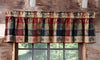 Pinecone Plaid Valance