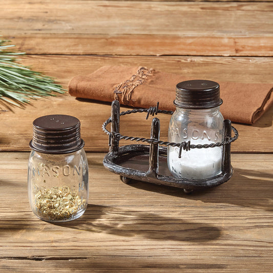 Barbed Wire Salt & Pepper Shaker Set - OUT OF STOCK UNTIL 09/02/2026