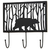 Grizzly Trio Wall Hook