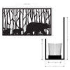 Birch Woodland Bears Candle Holder