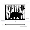 Grizzly Bear Trivets - Set of 4