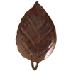 Antique Patina Leaf Hooks - Set of 2
