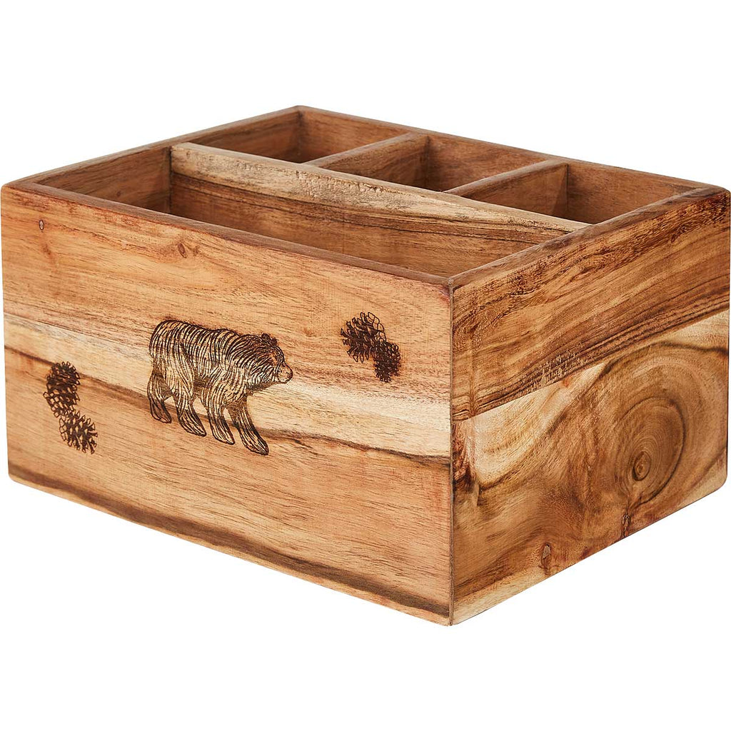 Pine Woods Bear Utensil Caddy