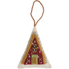 Cozy A-Frame Felt Ornaments - Set of 4